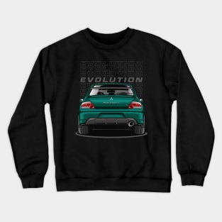 Lancer EVO IX GT (Bluish Green Pearl) Crewneck Sweatshirt